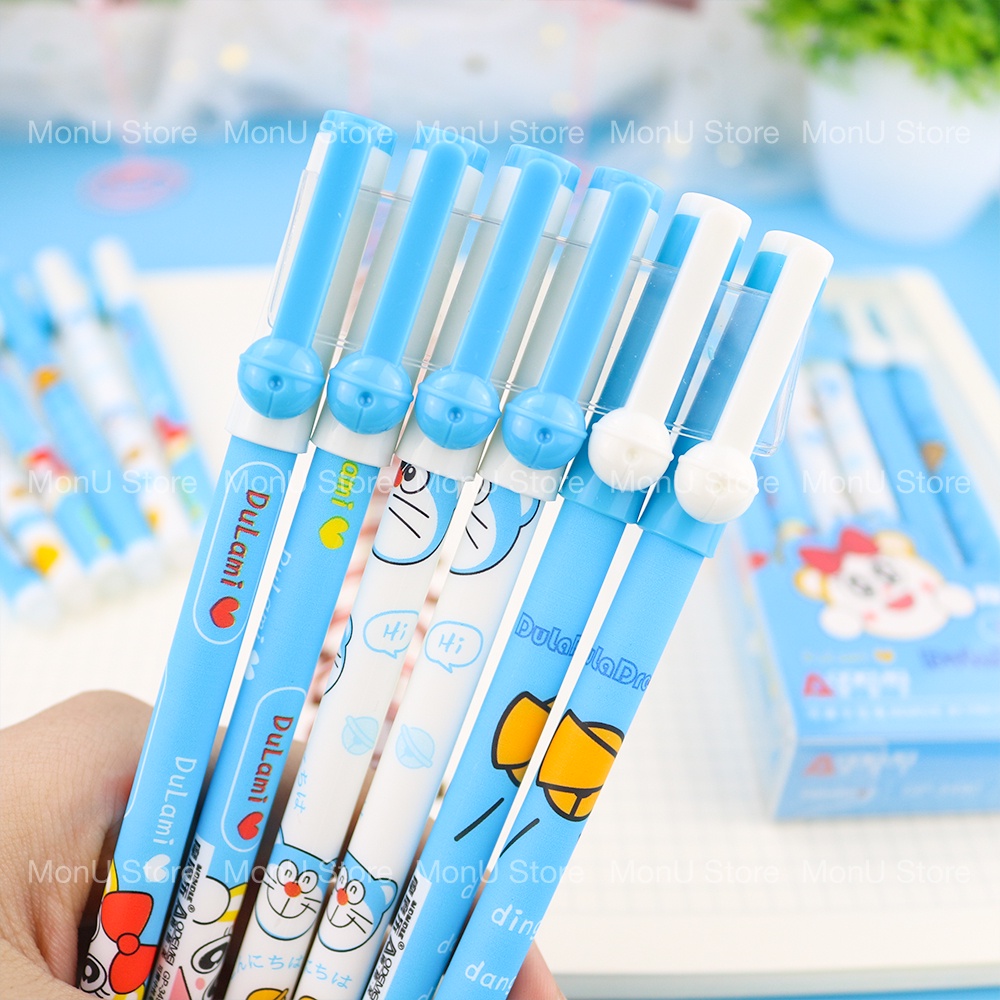 Bút bi nước, bút gel mực đen có thể xóa được DORAEMON DOREMON dễ thương cute MON0235