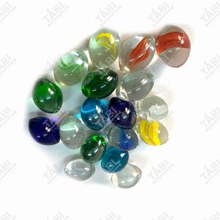 350g Sỏi Thuỷ Tinh Nhiều Loại Trang Trí Hồ Cá - Tiểu Cảnh Trang Trí Nhà Cửa [SỎI THUỶ TINH]