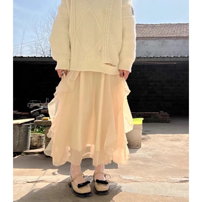 Giày Mary Janes đính nơ mã L09