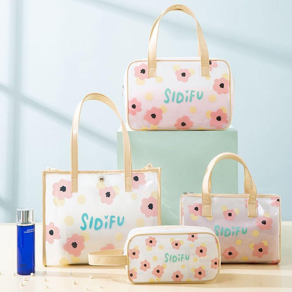 EBINLANDS Túi Đựng Đồ Dùng Trong Suốt Tiện Dụng Mang Theo Du Lịch