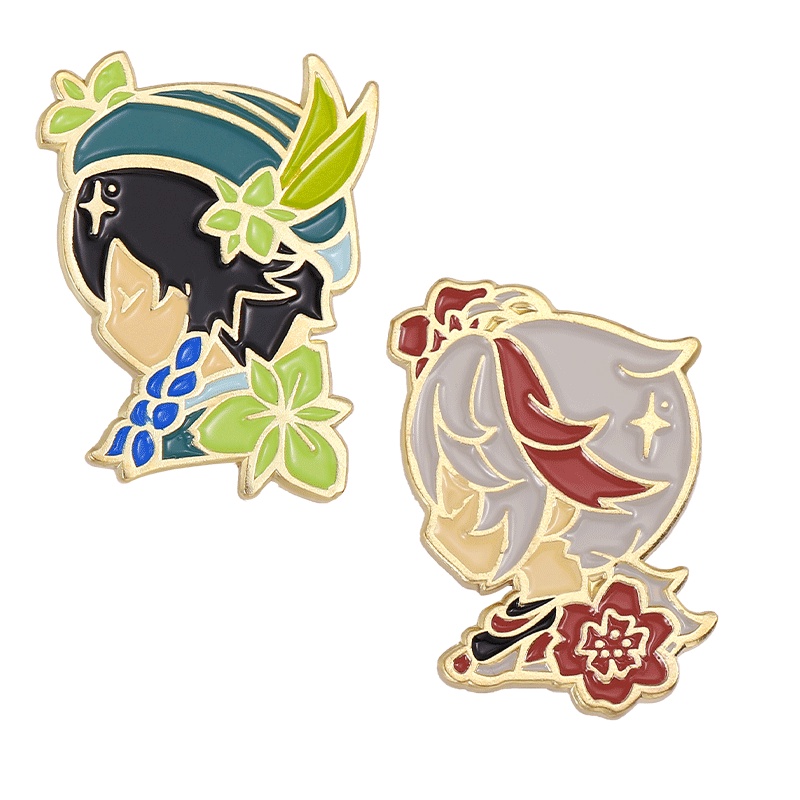 Huy Hiệu Cài Áo Phong Cách Anime Xinh Xắn
