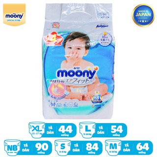 TÃ DÁN MOONY SIZE NB90/S84/M64/L54/XL44