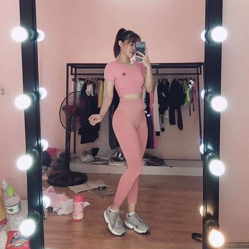 Áo tập croptop tổng hợp lẻ size siêu rẻ, tập gym, yoga, aerobic