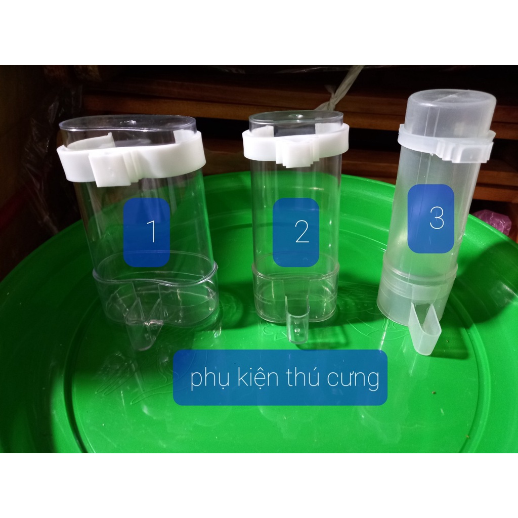 Bình cấp nước tự động cho chim chào mào, chim khướu, chim yến phụng