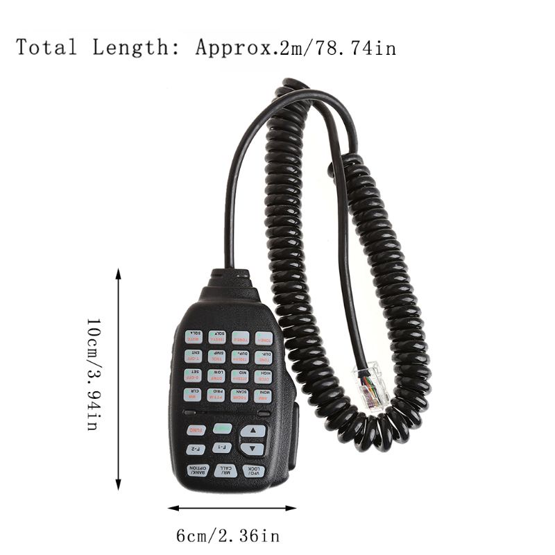 Mô Đun Loa Di Động DTMF 8-Pin PTT HM-133V Kèm Mic Cho ICOM