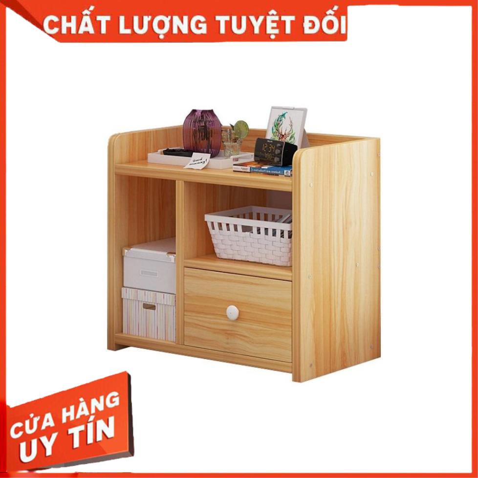 Tủ đầu giường trang trí phòng ngủ chất liệu gỗ công nghiệp phủ melamin bóng láng chống ẩm mốc | BigBuy360 - bigbuy360.vn