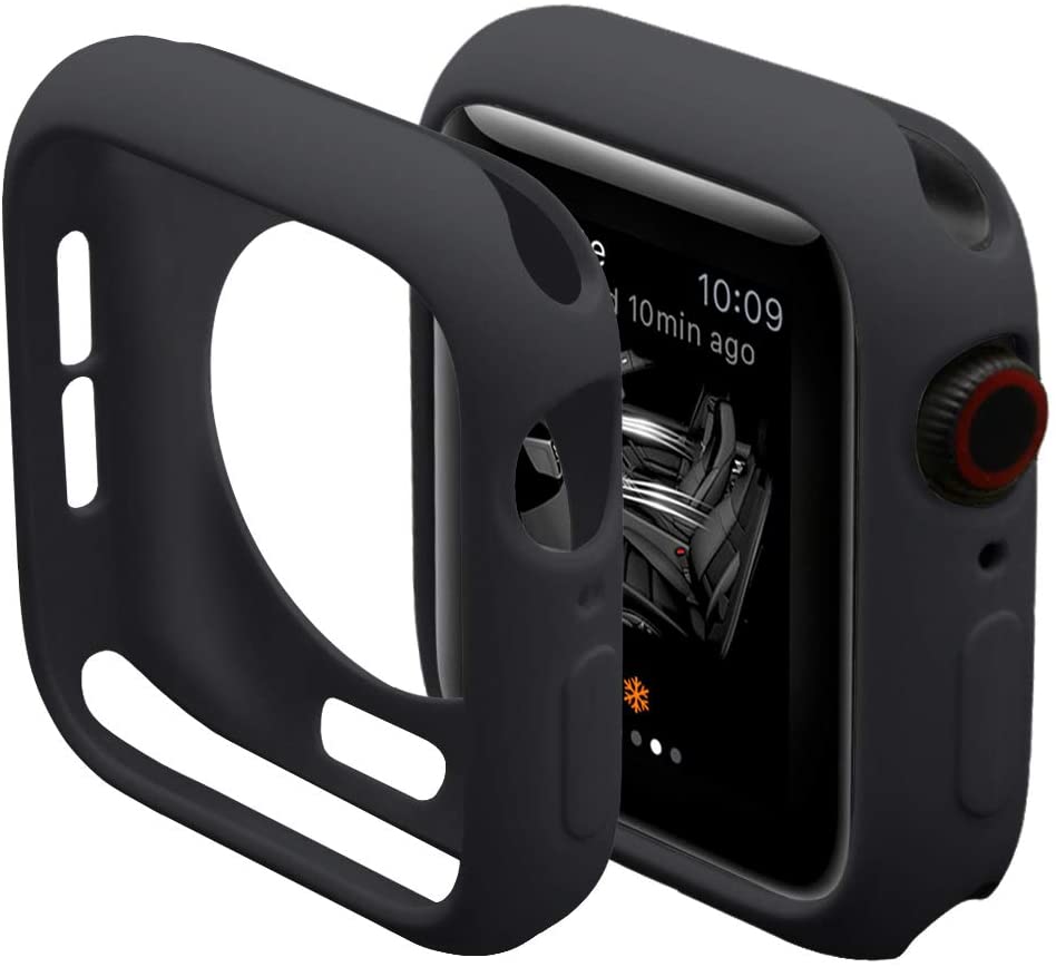 Vỏ bọc bảo vệ đồng hồ silicone thích hợp cho Apple Watch 7 6 SE 5 4 45mm 41mm 40MM 44MM