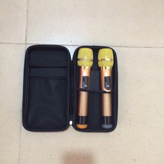 HỘP ĐỰNG 2 MIC ĐEN TRƠN