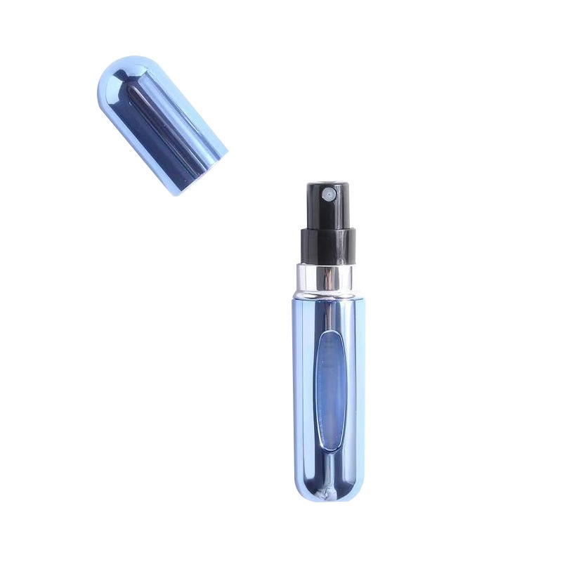 Chai chiết nước hoa tự động chân không 5ml dạng ống hút chiết đáy trực tiếp xịt phun sương nhiều màu