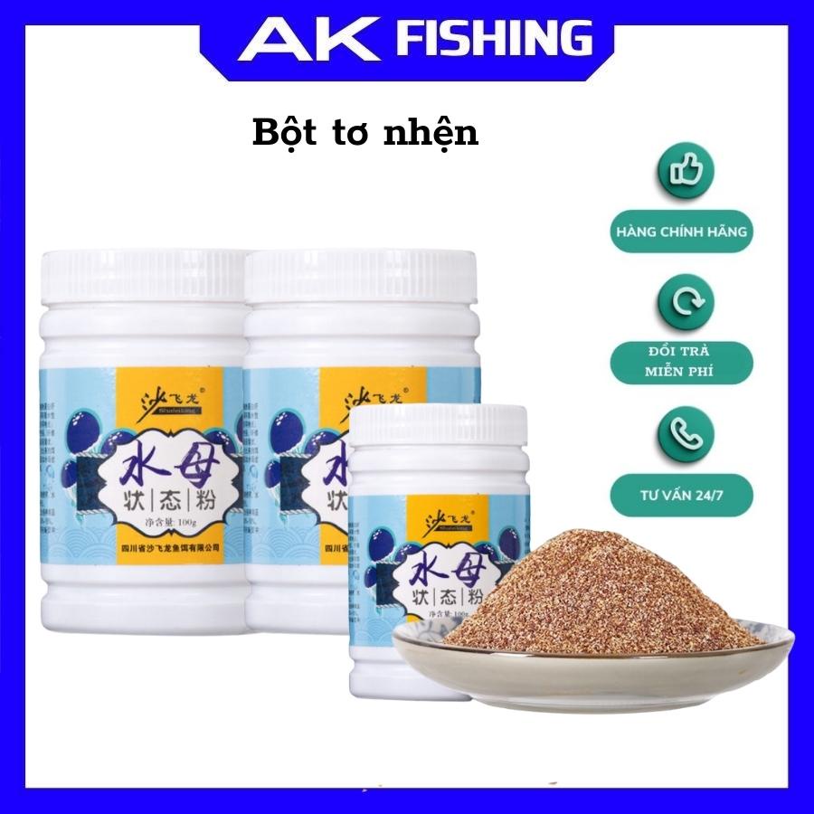 Bột tơ nhện câu cá Bột Kết Dính Mồi Dạng Tơ Nhện chính hãng cao cấp giá rẻ mòi câu câu cá AK FISHING