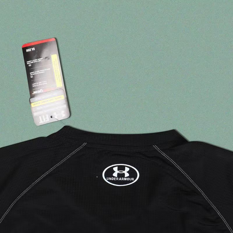 Áo Thun Thể Thao Tay Ngắn Dáng Suông Chất Liệu Thoáng Khí Mau Khô Năng Động Thời Trang Cho Nam Phong Cách Mỹ