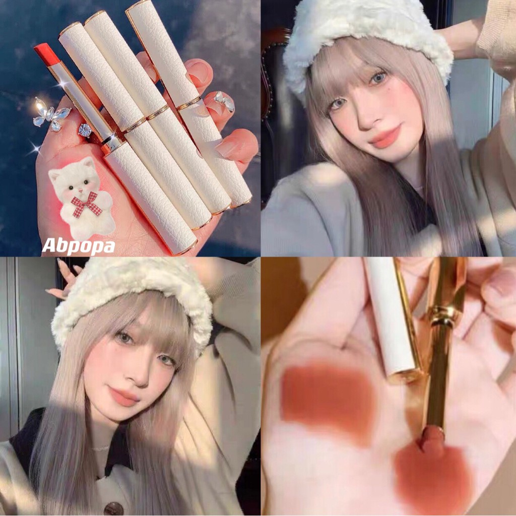 KISSPROOF (Hàng Mới Về) Son Môi Dưỡng Ẩm Lâu Trôi Không Phai Màu Với 6 Màu Lựa Chọn