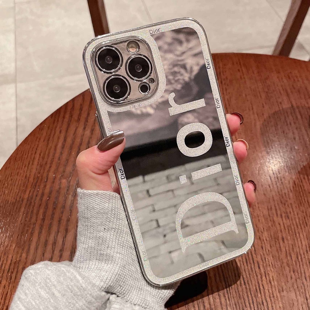 Ốp Điện Thoại Tráng Gương Lấp Lánh Cho iPhone 13ProMax 12Pro 11 XSMax 7P