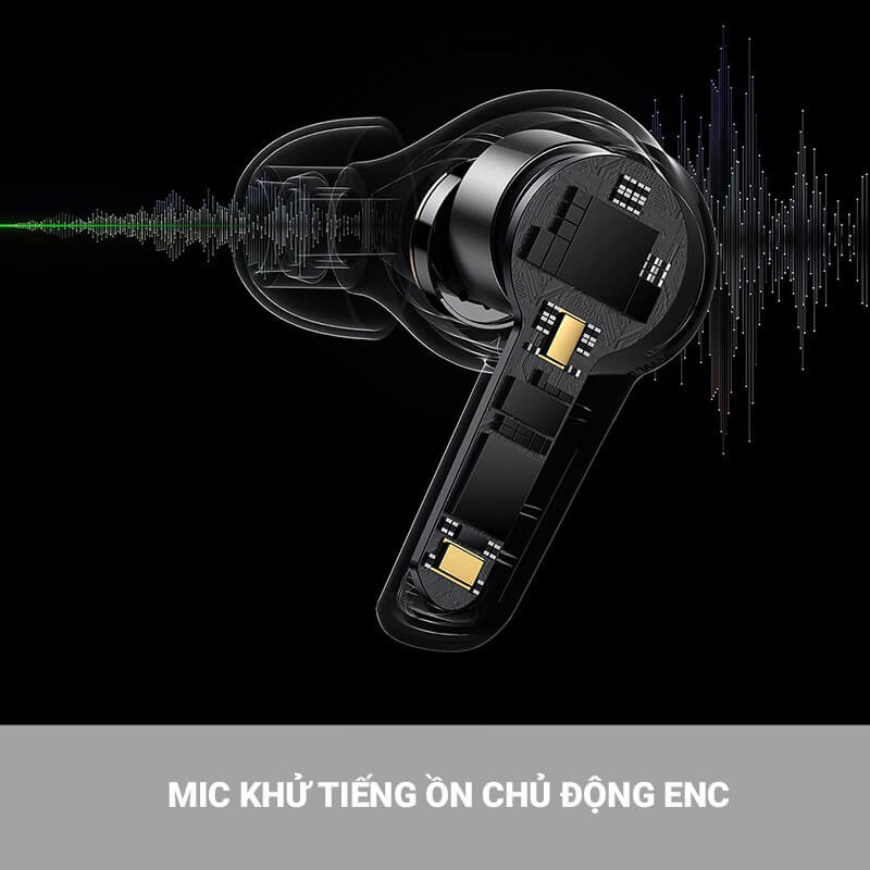 Tai Nghe True Wireless Chống Ồn, Xuyên Âm Soundpeats T3, Chính Hãng, Bảo Hành 12 Tháng Lỗi 1 Đổi 1 | Trần Du Audio
