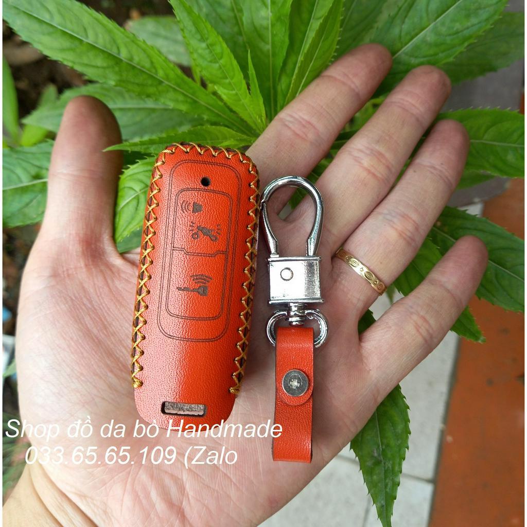 Bao đựng chìa khoá xe máy Honda SH 2022, Vision 2021-2023, Lead 2022, AB 2023, Winner 2022 bằng da thật