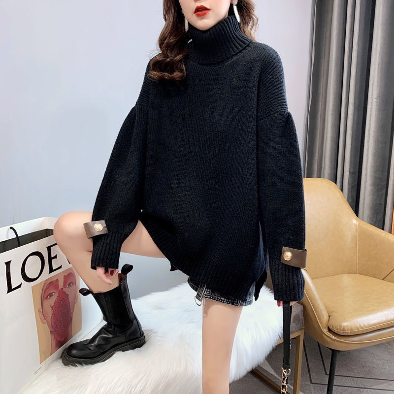 áo len cổ cao thu đông hàng loại 1 không bai xù, không phai màu | BigBuy360 - bigbuy360.vn