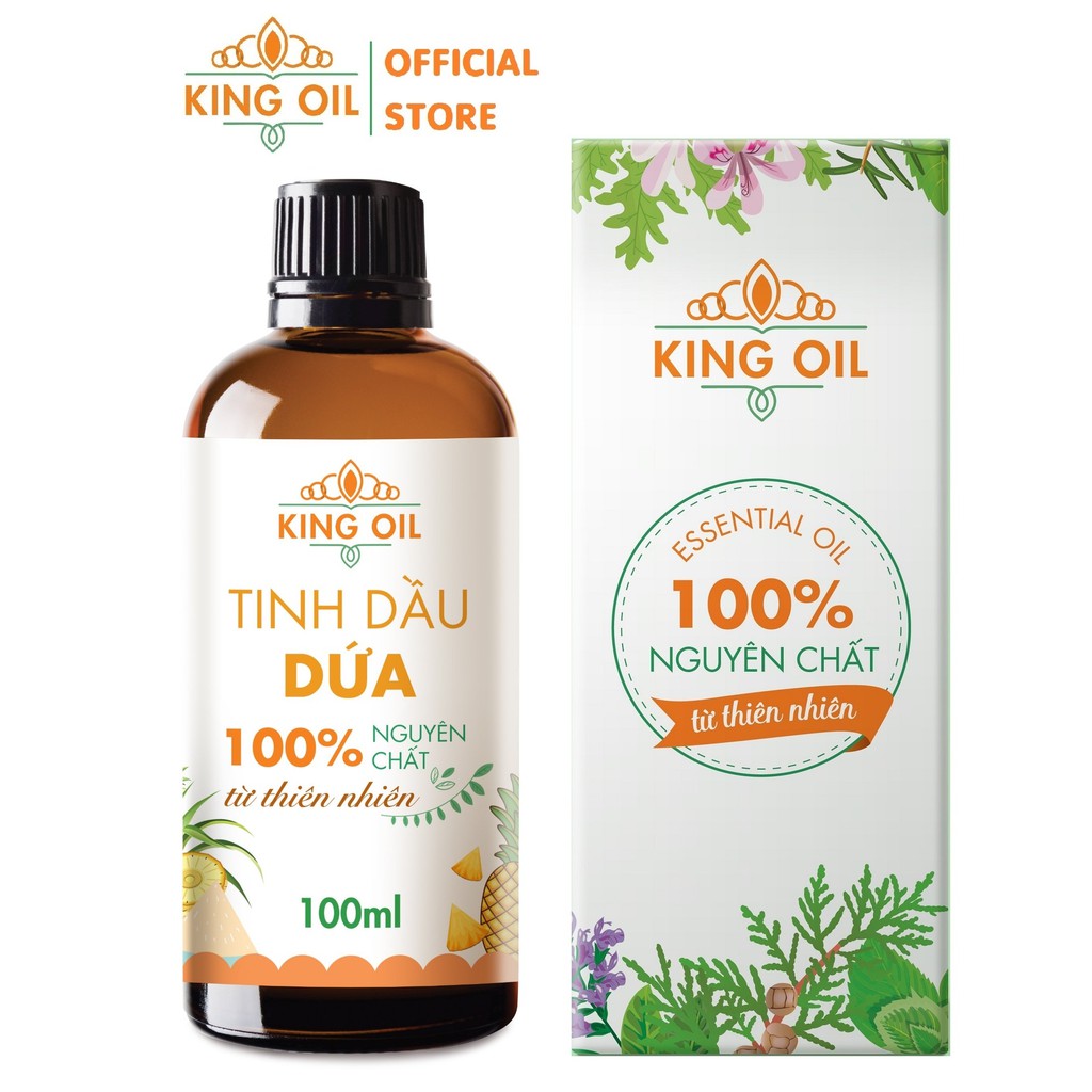 Tinh dầu dứa (khóm, thơm) nguyên chất 100% hữu cơ từ thiên nhiên - KingOil