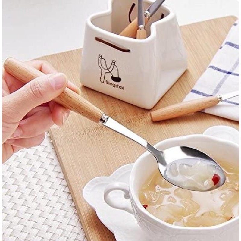 Bộ Muỗng Đũa Nĩa Bằng Thép Không Gỉ 304 Kèm Hộp Đựng Tiện Lợi