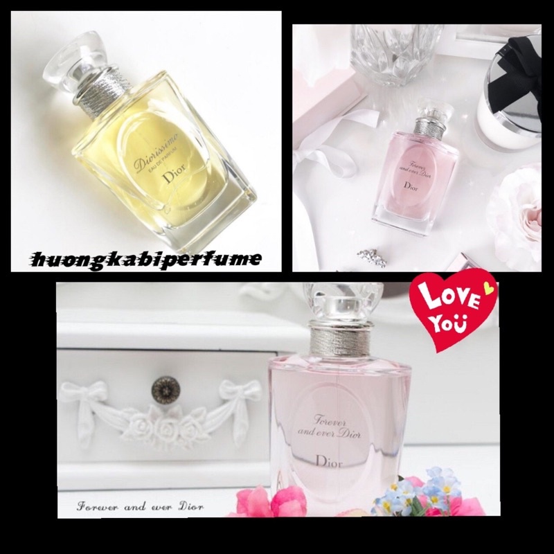 [REAL-mini] nước hoa dior diorissimo &amp; forever and ever dior mini 7,5ml