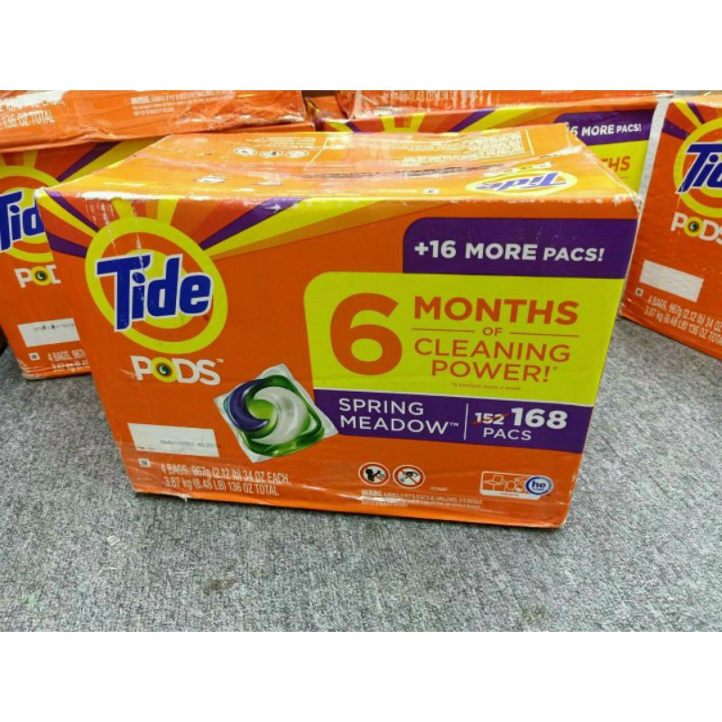 Viên giặt xả quần áo Tide Pods Mới 42 viên