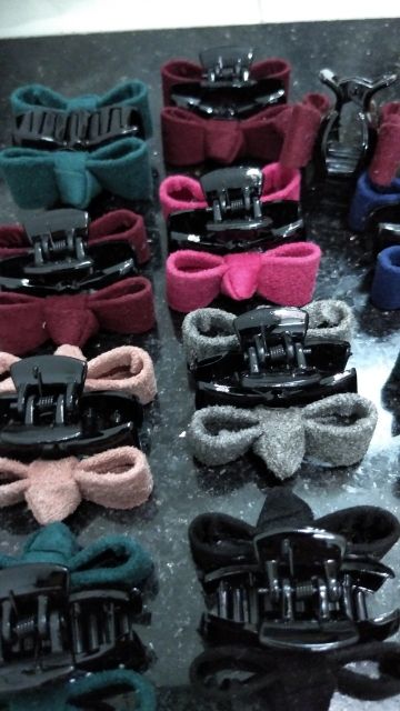 Kẹp tóc nơ đẹp ngẫu nhiên màu. Giá 30.000₫/1 cái