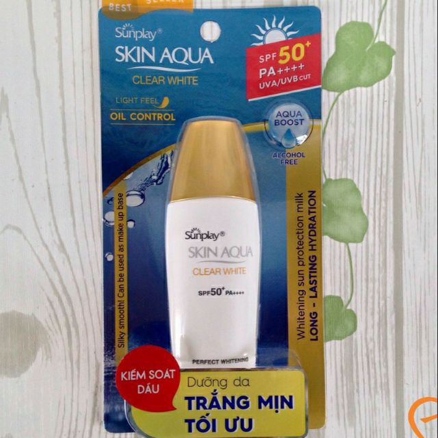 Sữa chống nắng Skin Aqua Dưỡng Da Trắng Mịn Tối Ưu SPF 50