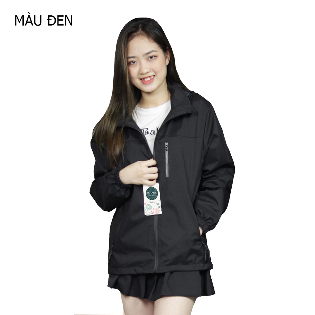 Áo khoác gió, mẫu 3 khóa, chống nước chống nhăn - Vidona Luxy. Lengend