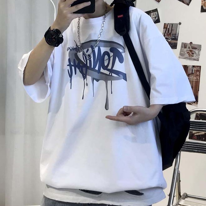 Áo thun tay ngắn thiết kế mới năng động thời trang dành cho cả nam và nữ