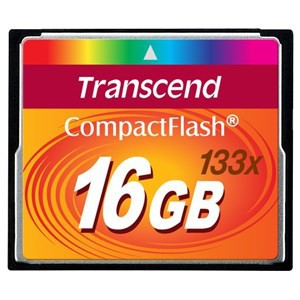 Thẻ nhớ CF Transcend CompactFlash 16GB 133x Speed dùng cho máy ảnh , máy CNC
