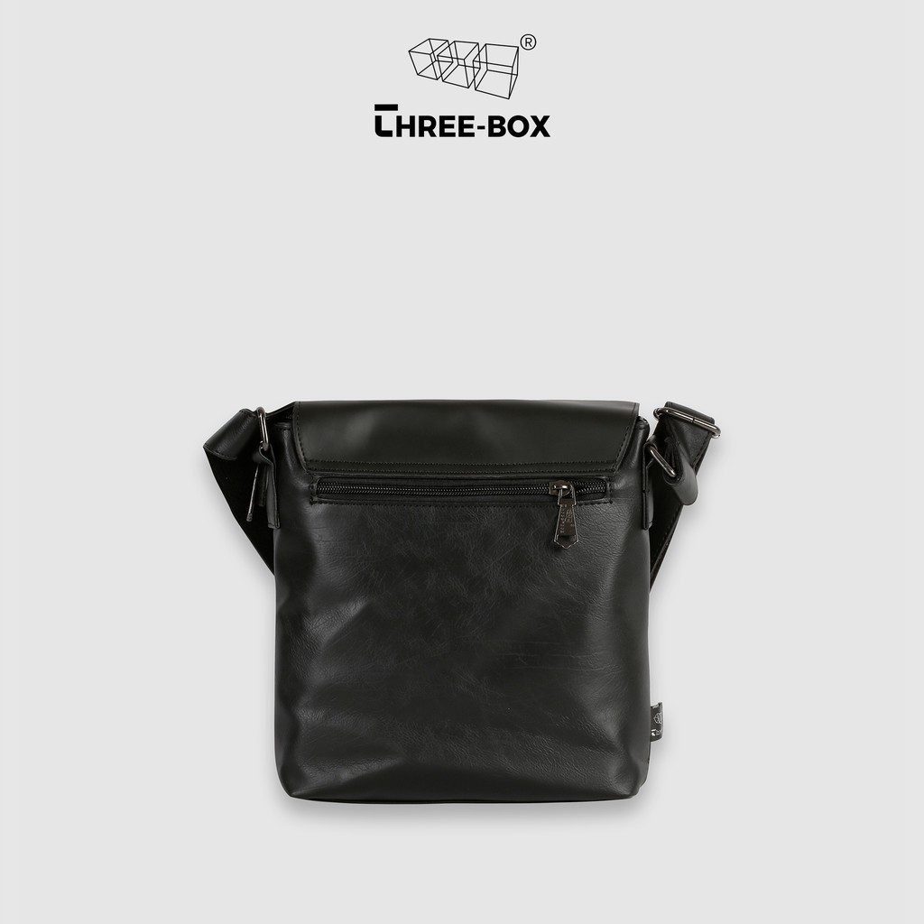 Túi da đeo chéo Three-Box chính hãng | MS3566