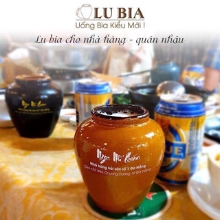 Lu Uống Bia Chum Uống Bia Bằng Sứ Lu Uống Nước Giải Khát Ly Hoa Quả Gốm Sứ Bát Tràng Cao Cấp 400ml 10 màu