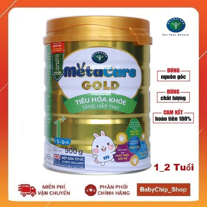 Sữa Metacare Gold 1+ 900g [Date 2023]