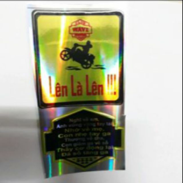 Tem phượt Cảnh báo đừng sờ xe - 7 màu bóng hay cho phượt thủ dán xe máy, ô tô, dán balo, bàn học, đồ vật