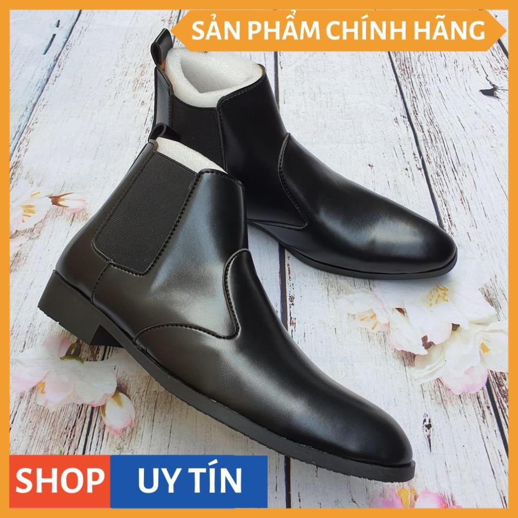 Giày Bốt Nam Cổ Cao, Đế Cao, Da Mềm | BigBuy360 - bigbuy360.vn