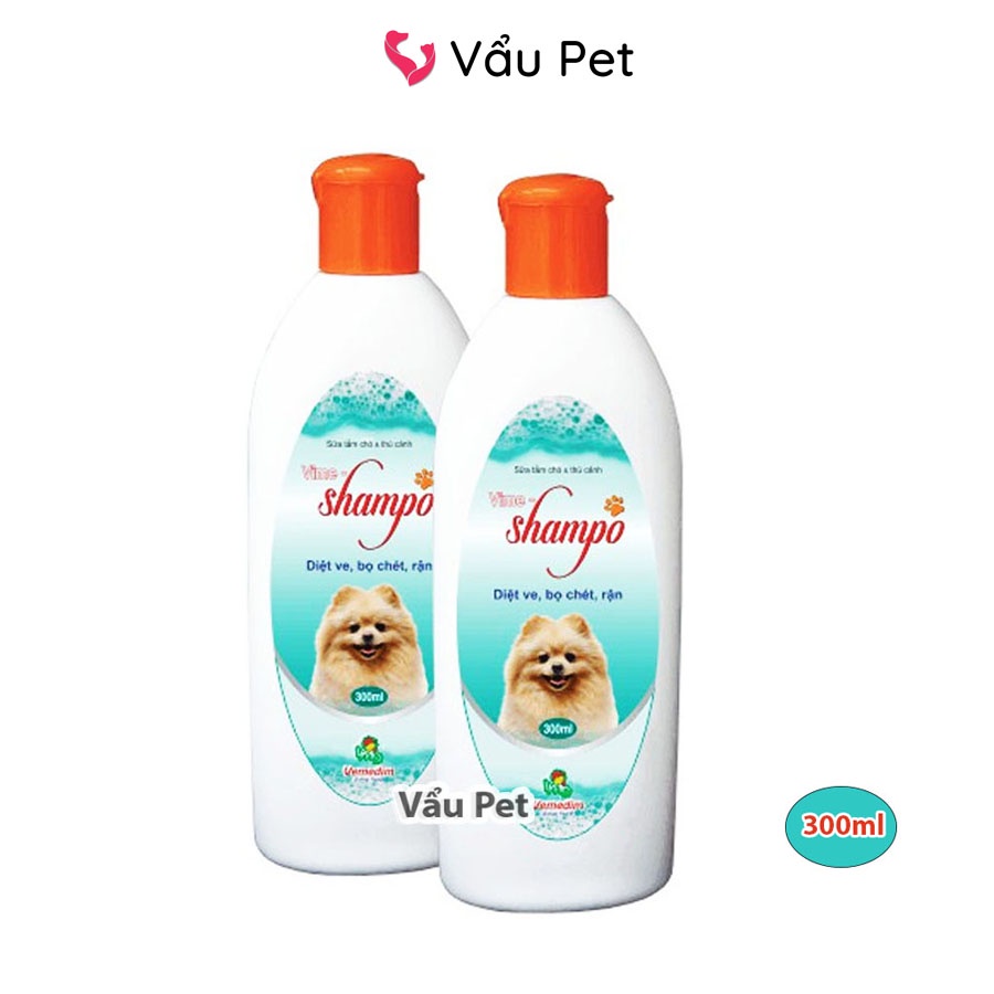 Sữa tắm cho chó mèo Shampo Vemedim 300ml trị ve rận bọ chét