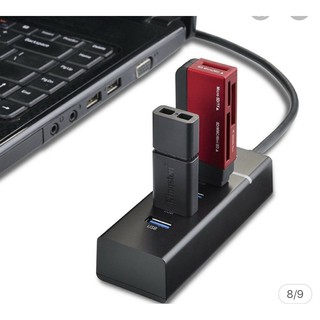 Bộ chia USB Hub thành 4 cổng USB màu xanh
