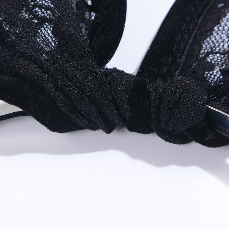 Băng Đô Tai Thỏ Phối Ren Gợi Cảm Dành Cho Nữ