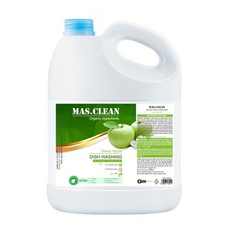 Nước rửa chén hữu cơ Mas.Clean hương Táo - 3.8L