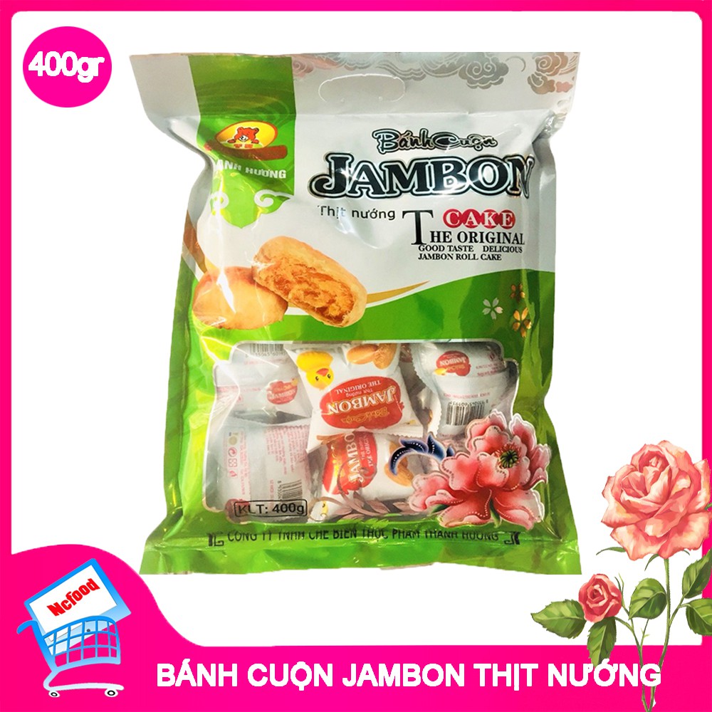 Bánh Cuộn Jambon Thịt Nướng Thanh Hương 400gr NCFOOD