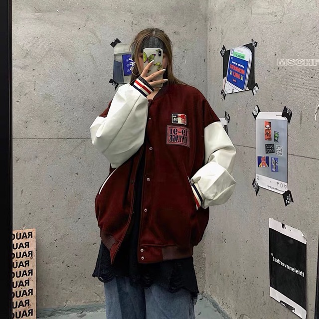 ỎDER ÁO BOMBER UNISEX CÁ TÍNH DÀY DẶN ULZZANG | BigBuy360 - bigbuy360.vn