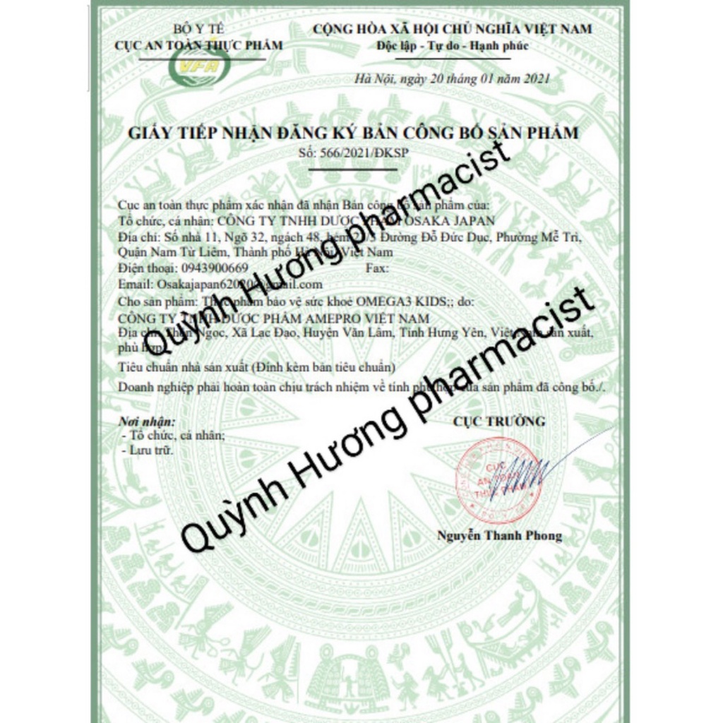 Viên uống OMEGA 3 KIDS lọ 60 viên giúp bổ sung DHA cho bé phát triển thị lực và não bộ