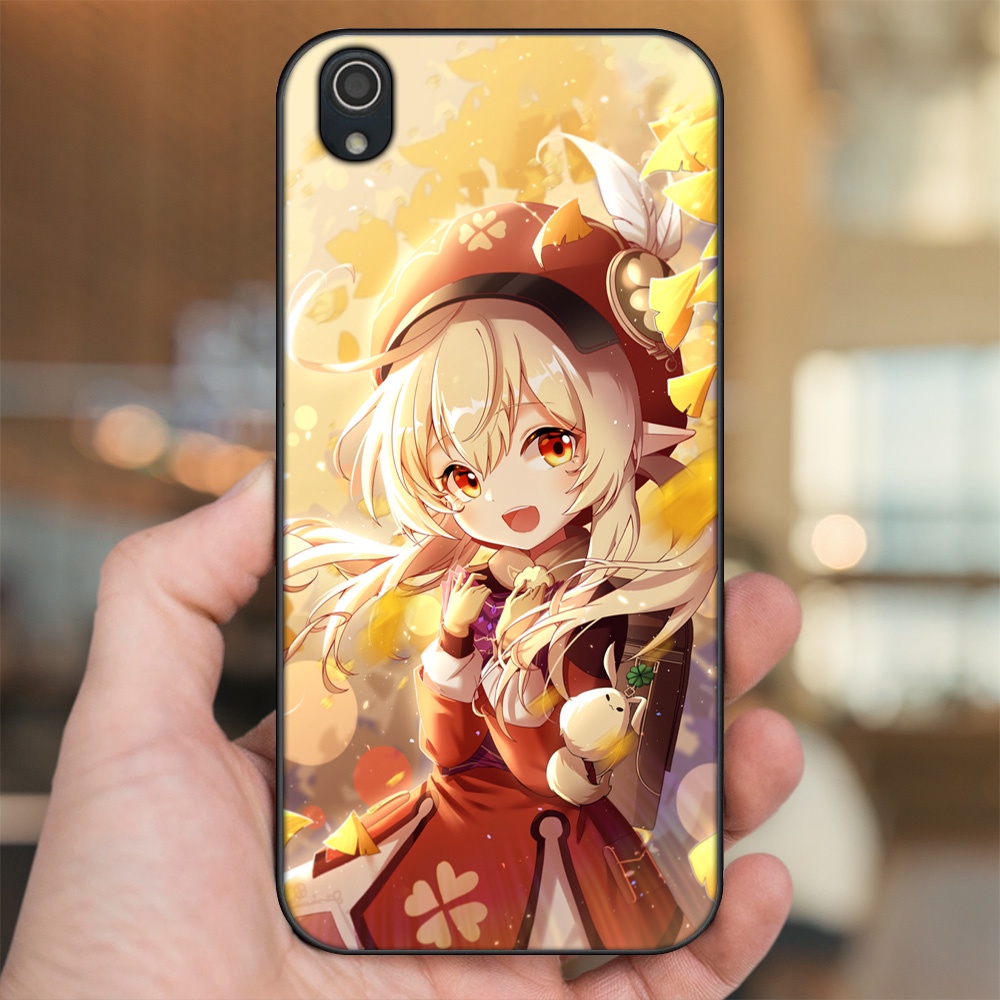 Ốp lưng Vivo Y91c viền đen in hình Klee Genshin Impact