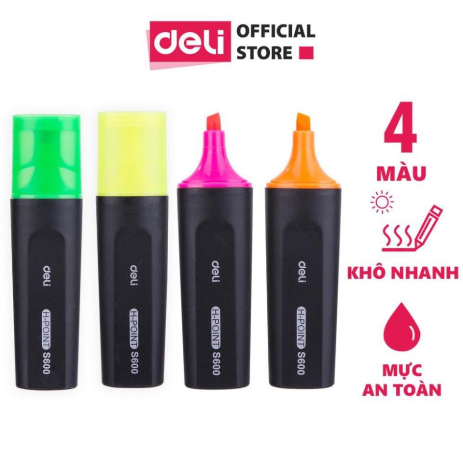 Bút nhớ dòng Deli - Bút dấu dòng - Bút highlight - 1 chiếc - ES600 .