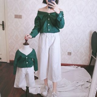 Set quần áo mẹ con cực xinh