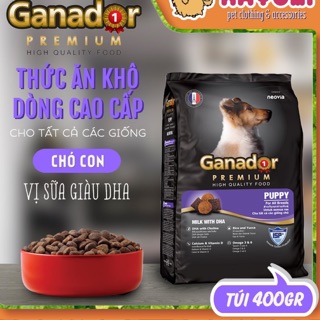TÚI 400G - HẠT KHÔ GANADOR PUPPY DÀNH CHO CHÓ CON