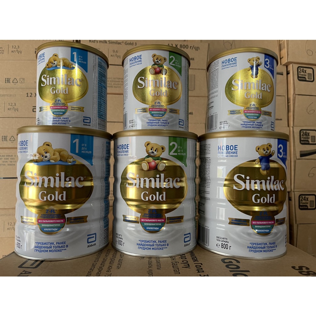 Similac Gold Nga 800g 400g đủ số 1.2.3.4