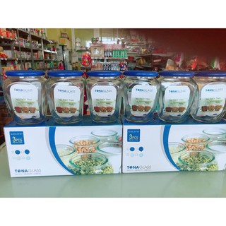 Combo 3 hủ thủy tinh đựng gia vị👉 Thương hiệu : TonaGlass