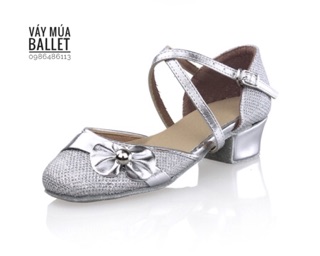 Giày khiêu vũ dancesport latin bít mũi