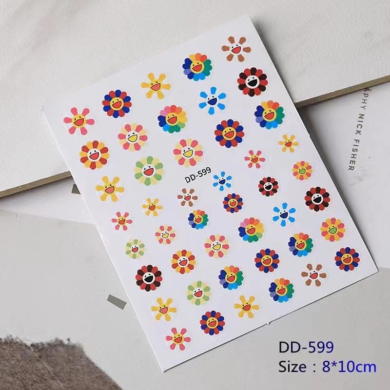 Miếng Dán , Sticker Dán Trang Trí Móng Tay 3D