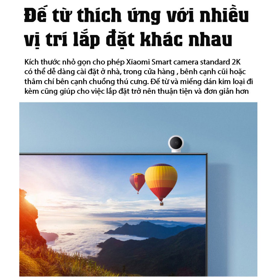 Camera Xiaomi 2K góc rộng kháng nước ip67 trong nhà ngoài trời , đàm thoại 2 chiều , hồng ngoại xem đêm | BigBuy360 - bigbuy360.vn